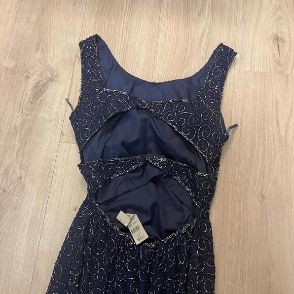 Cache Women's Navy and Blue Dress - Picture 6 of 8